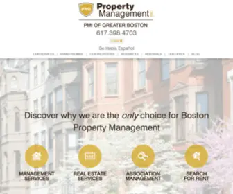 Bostonpropertymanagementinc.com(Boston Property Management) Screenshot