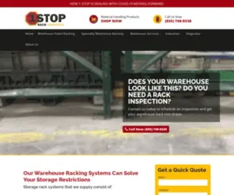 Bostonrack.com(Pallet Racks & Custom Pallet Rack Design) Screenshot