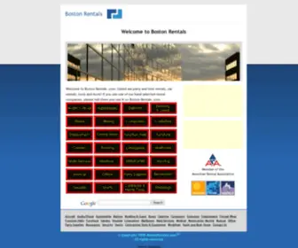 Bostonrentals.com(Boston Rentals) Screenshot