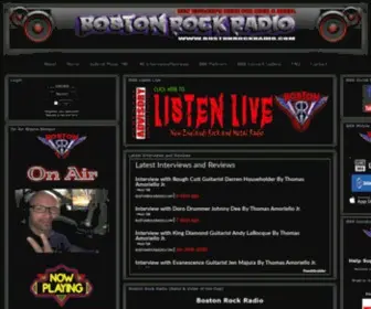 Bostonrockradio.com(Boston Rock Radio) Screenshot