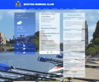 Bostonrowingclub.co.uk(Home) Screenshot