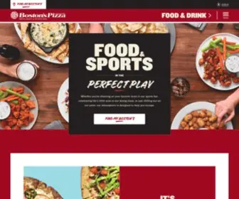 Bostons.com(Boston's Pizza Restaurant & Sports Bar) Screenshot
