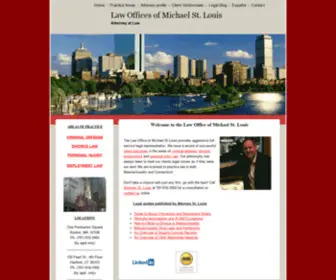 Bostonsbestlawyer.com(Law Offices of Michael St) Screenshot