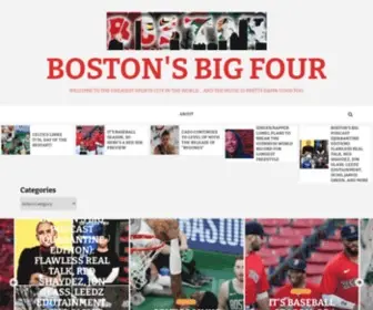 Bostonsbigfour.com(Boston's Big Four) Screenshot