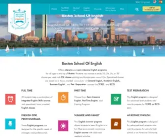 Bostonschoolofenglish.com(Study English at Boston School of English) Screenshot