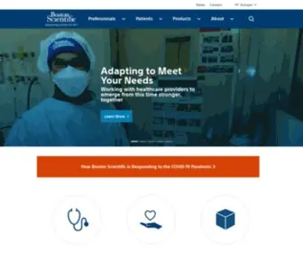Bostonscientific.eu(Boston scientific) Screenshot