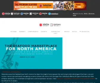 Bostonseafood.com(Boston Seafood Show) Screenshot