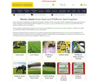 Bostonseeds.com(Grass Seed for Lawns & Paddocks) Screenshot