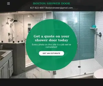 Bostonshower.com(Boston Shower Door) Screenshot