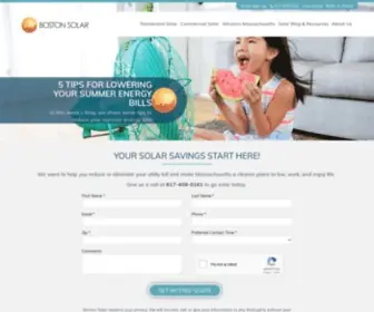 Bostonsolar.us(Boston Solar) Screenshot