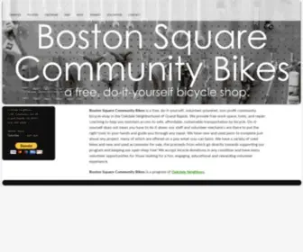 Bostonsquare.org(Boston Square Community Bikes) Screenshot