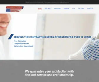 Bostonstrongplastering.com(Boston Strong Plastering & Drywall Services) Screenshot