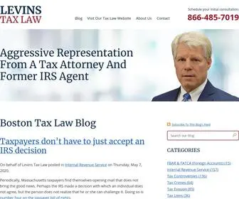 Bostontaxlitigationfirm.com(Boston Tax Law Blog) Screenshot