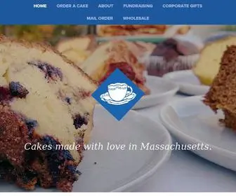 Bostonteacakes.com(New England's favorite gourmet coffee and tea cakes for over 20 years) Screenshot