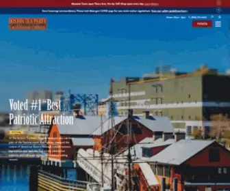 Bostonteapartyship.com(Best Museums In Boston) Screenshot