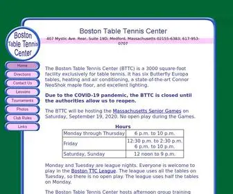 Bostonttc.us(Boston Table Tennis Center) Screenshot