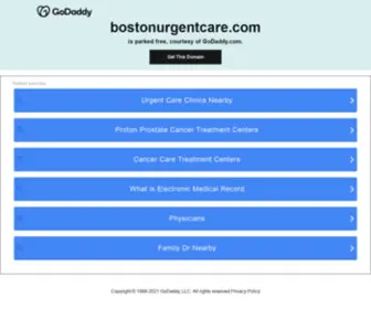 Bostonurgentcare.com(Bostonurgentcare) Screenshot