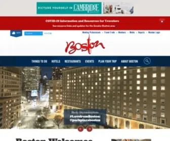 Bostonusa.com(Visit Boston) Screenshot