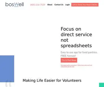Boswell.io(Free food pantry management app) Screenshot