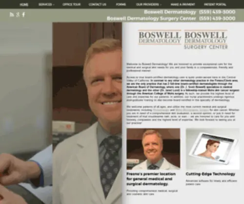 Boswelldermatology.com(Scott Boswell) Screenshot