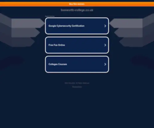 Bosworth-College.co.uk(Bosworth College) Screenshot