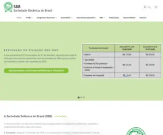 Botanica.org.br(Sociedade Botânica do Brasil) Screenshot