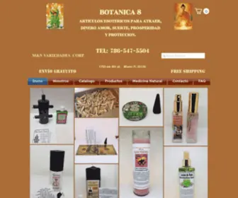 Botanica8.com(Velas) Screenshot