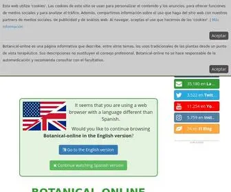 Botanical-Online.com(El Mundo de las plantas) Screenshot