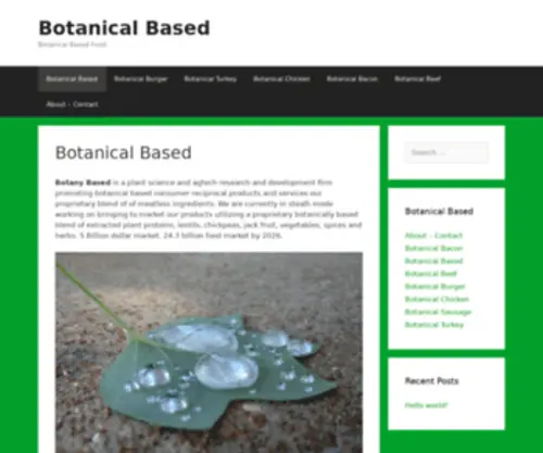 Botanicalbased.com(Botanical Based) Screenshot