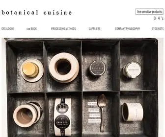 Botanicalcuisine.com(Botanical cuisine) Screenshot