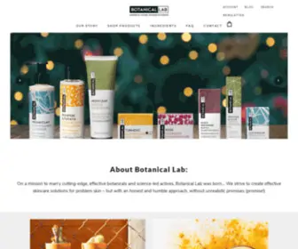 Botanicallab.com(Botanical Lab) Screenshot