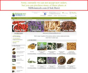 Botanicalsworld.com(Botanicals World) Screenshot