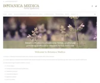 Botanicamedica.co.uk(Botanica Medica) Screenshot