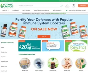 Botanicchoice.com(Herbal Remedies) Screenshot