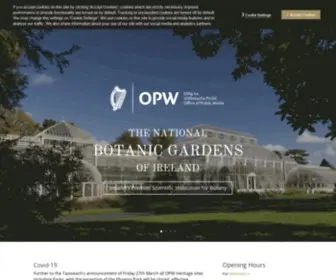 BotanicGardens.ie(The National Botanic Gardens of Ireland) Screenshot
