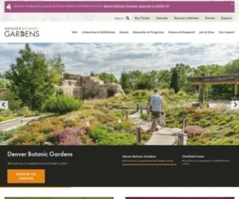 BotanicGardens.org(Denver Botanic Gardens) Screenshot