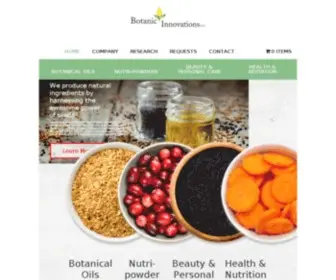 Botanicinnovations.com(Botanic Innovations) Screenshot