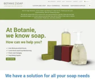 Botaniesoap.com(Soap Company) Screenshot