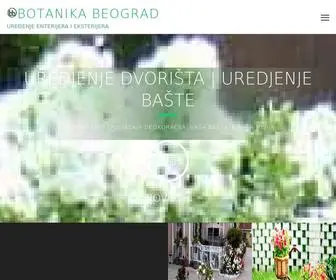 Botanikabeograd.com(Uredjivanje bašte) Screenshot