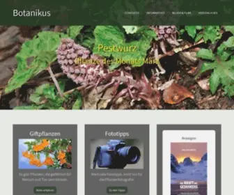 Botanikus.de(Die Botanikseite) Screenshot