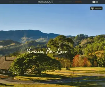 Botanique.com.br(Botanique Hotel & SPA) Screenshot