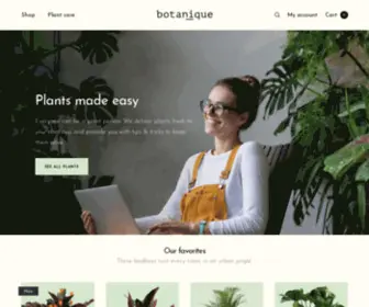 Botanique.shop(Plants made easy) Screenshot