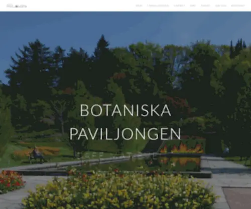 Botaniskapaviljongen.se(Botaniska Paviljongen) Screenshot