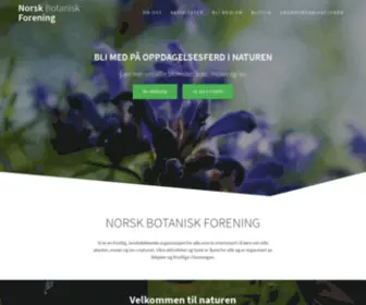 Botaniskforening.no(Norsk Botanisk Forening) Screenshot