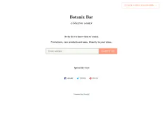 Botanixbar.com(Botanix Bar) Screenshot