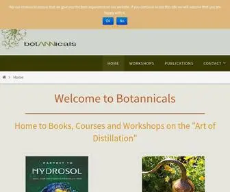 Botannicals.com(The Art of Distillation) Screenshot
