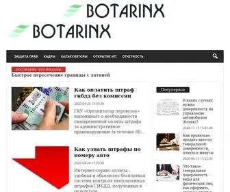 Botarinx.ru(Информационный портал) Screenshot