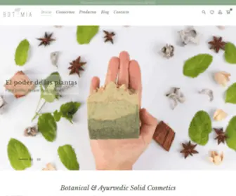 Botemia.es(Botanical & Ayurvedic Solid Cosmetics) Screenshot