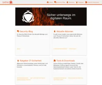 Botfrei.de(Sicher unterwegs im digitalen Raum) Screenshot