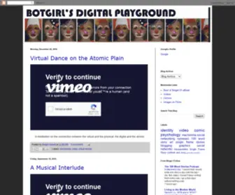 Botgirl.com(Botgirl's Digital Playground) Screenshot